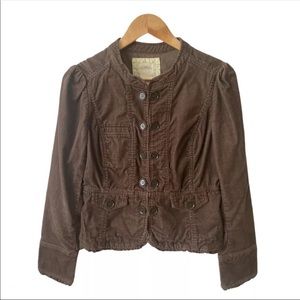 Anthropologie CIDRA Corduroy Jacket